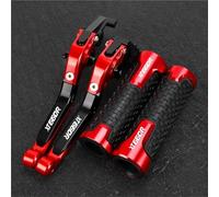 GQUIKGW Remplacer Leviers D'embrayage Pivotants, Poignées De Commande, Pièces Moto, Levier Frein Réglable Pour Y-AMAHA XT660R XT660 XT 660 R 2004-2023(Red 2)