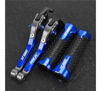GQUIKGW Remplacer Poignées De Commande - Accessoires Moto Leviers Frein Et D'embrayage Pivotants Réglables Pour Y-AMAHA XT660 XT660R XT660X XT 660 X R 2004-2017(Blue 1)