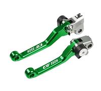 GQUIKGW Remplacer Pour CRF250M CRF 250 M CRF250 2012 2013 2014 2015 2016 2017 Moto CNC Pivot Frein Leviers D'embrayage(Green)