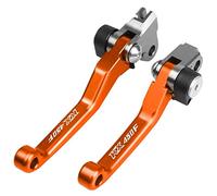 GQUIKGW Remplacer Pour Kawasaki KX450F KX 450F 2006-2012 2007 2008 2009 2010 2011 CNC Aluminium Moto Dirt Pit Bike Motocross Pivot Frein Leviers D'embrayage(Orange)