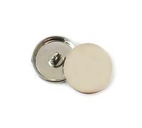 GQUWHNZYQ Boutons, Boutons métalliques, 10 pièces Rond Plat Miroir Manteau Costume Chemise Bricolage Couture vêtements Accessoires 10mm 15mm 28mm(Silver a,10mm)