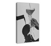 GQVCJSW Poster sur toile Keep Em Coming, champagne, cocktail, décoration de chambre à coucher, bureau, cadeau 50 x 75 cm
