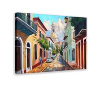 GQVCJSW Puerto Rico Art - Cadeau parfait de Porto Rico sur toile, décoration murale pour salon, chambre à coucher, 40 x 60 cm
