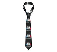 GQWJKSZ 100 jours de niveau scolaire terminé Gamer hommes cravate en soie cravate cadeau costume de mariage ensemble de mouchoirs boutons de manchette d'affaires ensemble de cravate décontracté tissé