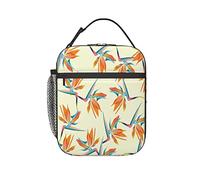 GQWJKSZ Boîte à déjeuner isolée jaune avec écharpe à Texture textile, sac à déjeuner réutilisable, sac fourre-tout à Bento isotherme