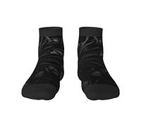 GQWJKSZ Casual Novelty Crew Chaussettes 12 pouces Horror Skull And Bones Full Print Jogging Running Fitness Sport Yoga Gym Mode Chaussette Pour Hommes Femmes Fille Garçon