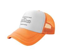 GQWJKSZ Charlie Kirk La liberté n'est Pas Gratuite, Elle Doit être combattue et défendue Casquette de Camionneur Chapeaux de Papa vin