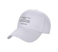 GQWJKSZ Charlie Kirk La liberté n'est Pas Gratuite, Elle Doit être combattue et défendue Casquette de Camionneur Chapeaux de Papa vin