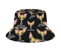GQWJKSZ Chihuahua's Life is Better Beach Seau Chapeau pour Adultes Pêche Pêcheur Chapeau de Soleil Voyage Imprimer
