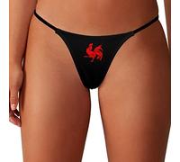 GQWJKSZ Coq Drapeau Coq Rouge Culotte Femme G-Strings String Sexy T Back Panty