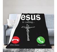 GQWJKSZ Couverture en Flanelle entièrement vaccinée par Le Sang de Jésus.