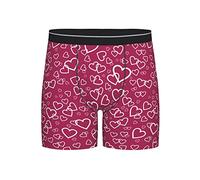 GQWJKSZ Happy Valentine's Day Men's Boxer Brief Long Leg Underwear Fashion Briefs for Men Adult Teens