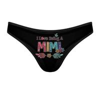 GQWJKSZ J'aime être Une Mimi sous-vêtements pour Femmes String sans Couture Culotte Invisible T-Back G-String Respirant