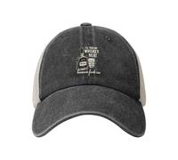GQWJKSZ Je prendrai Mon Whisky Pur Parce Que Merde à la Glace ! Casquette en Jean rigolote, Casquette de Golf à Dos en, c
