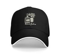 GQWJKSZ Je prendrai Mon Whisky Pur Parce Que Merde à la Glace ! Chapeaux de Golf Humoristiques pour Hommes et Femmes, Casquettes
