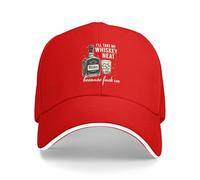 GQWJKSZ Je prendrai Mon Whisky Pur Parce Que Merde à la Glace ! Chapeaux de Golf Humoristiques pour Hommes et Femmes, Casquettes