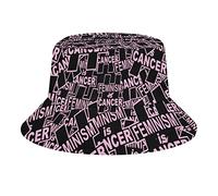 GQWJKSZ Le féminisme est Un Chapeau de Seau de Plage Cancer pour Les Adultes pêcheur Sun Cap Travel Print