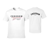GQWJKSZ Liberté « Ça ne devrait Pas coûter si Cher ! » T-Shirts Manches Courtes Charlie Kirk pour Femme