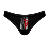 GQWJKSZ Living on The Edge Lineman String pour Femme sous-vêtement sans Couture Culotte Invisible T-Back String Respirant