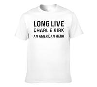 GQWJKSZ Longue Vie à Charlie Kirk, Un héros américain ! T-Shirts pour Femmes