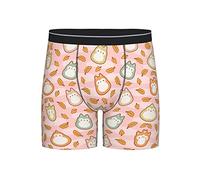 GQWJKSZ Mignon Raton Laveur Motif Hommes Boxer Brief Longue Jambe sous-Vêtements Mode Mémoires pour Hommes Adultes Adolescents