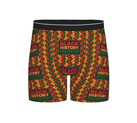 GQWJKSZ Mois de l'histoire des Noirs 2023 Boxer pour Hommes sous-vêtements à Jambes Longues Culottes à la Mode pour Hommes Adultes Adolescents