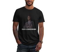 GQWJKSZ Nous Sommes Tous Charlie Kirk Maintenant T-Shirt Repose en Paix T-Shirt Noir