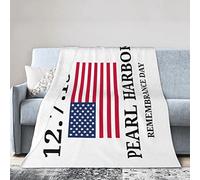 GQWJKSZ Pearl Harbor Remembrance Day Couverture en Flanelle Ultra Douce en Micro Polaire Couvertures Chaudes Climatisation Literie légère pour canapé canapé Chaise Toutes Saisons