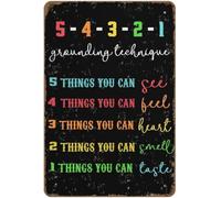 GQWJKSZ Plaque en métal vintage avec technique de mise à la terre, décoration murale amusante pour porte d'entrée, intérieur ou extérieur, Noël, Pâques, Saint-Valentin, 20 x 30 cm