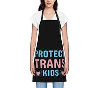GQWJKSZ Protéger Trans Kids Gay Pride Lgbt Pride Mois Tabliers Pour Femmes Hommes Tablier À Bavette Imperméable Tabliers De Chef Pour La Cuisine Cuisson Cuisson Barbecue Jardinage