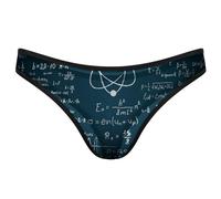 GQWJKSZ sous-vêtements pour Femmes, mathématiques physiques, Sciences, String, Culotte sans Couture, Dos en T, Respirant