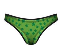 GQWJKSZ String pour Femme Four Leaf Clover - sous-vêtement sans Couture - Culotte Invisible - Dos en T - String Respirant