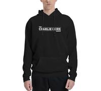 GQWJKSZ Sweat à Capuche Unisexe The Charlie Kirk Show pour Homme et Femme, Taille XL