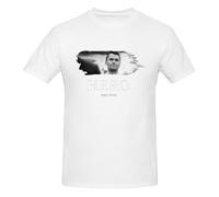 GQWJKSZ T-Shirt à Manches Courtes et col Ras du Cou pour Homme « Charlie Kirk est Un héros » en Coton