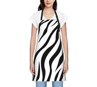 GQWJKSZ Tabliers à rayures zébrées pour femmes hommes tablier à bavette imperméable tabliers de Chef pour la cuisine cuisson cuisson barbecue jardinage
