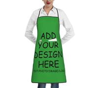 GQWJKSZ Tabliers personnalisés pour femmes et hommes, tablier de cuisine personnalisé avec poches, nom personnalisé, Logo, Image, tablier de Chef de grill, cadeaux