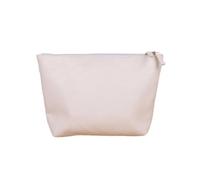 GQYMXQ Trousse de maquillage blanche gaufrée avec fermeture éclair pour femme