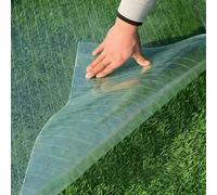 GQZJY Rouleau De Toiture en Polycarbonate Feuilles De Toiture en Plastique Résistantes Aux UV Film De Serre pour Jardinage Abri De Voiture Agriculture Facile À Couper(Size:0.5 * 4m,Color:0.8mm)