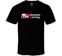GR Gazoo Racing Japan Sports Car Tuner Logo Tee Shirt Tshirt Men's Black BlackBlackM
