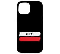 GR11 Trail Marker Pyrénées Randonnée Route Coque pour iPhone 15