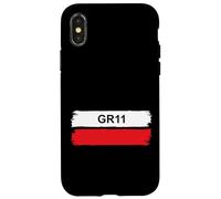 GR11 Trail Marker Pyrénées Randonnée Route Coque pour iPhone X/XS