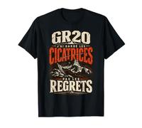 GR20 J’AI Gardé Les Cicatrices Pas Les Regrets T-Shirt