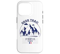 GR20 Trail Corse France Randonnée Drapeau Français Trekking Coque pour iPhone 16 Pro