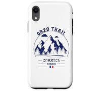 GR20 Trail Corse France Randonnée Drapeau Français Trekking Coque pour iPhone XR
