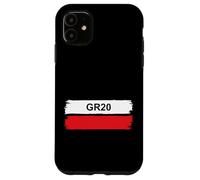 GR20 Trail Marker Route de randonnée Corse Coque pour iPhone 11
