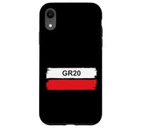 GR20 Trail Marker Route de randonnée Corse Coque pour iPhone XR