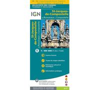 Gr65-3 st jacques de compostelle de roncevaux a compostelle - Collectif - Ign Institut Geographique National - cartonné - Atlas / carte