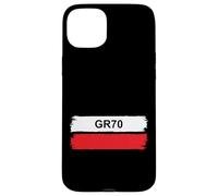 GR70 Trail Marker Cévennes Randonnée Route Coque pour iPhone 15 Plus