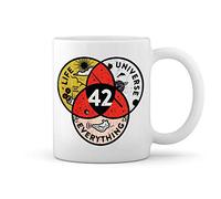 GR8Shop 42 The Answer To Life Universe And Everything Tasse blanche Café Mug