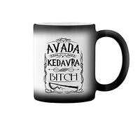 GR8Shop Avada Kedavra Bitch Potter Artwork Magie noire tasse à café Mug